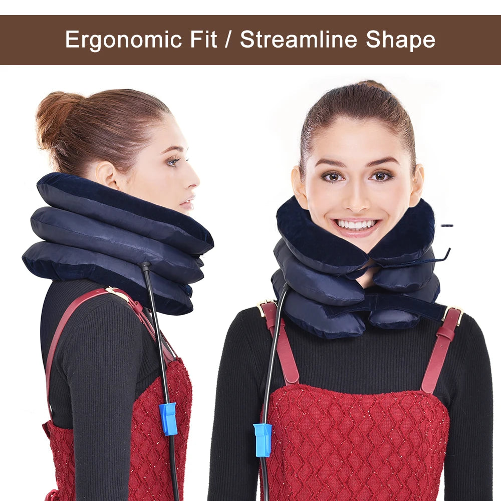 Advanced Orthopedic Neck Stretcher for Cervical Spondylosis, Vertebral Traction Therapy, and Chiropractic Pain Relief Therapy device