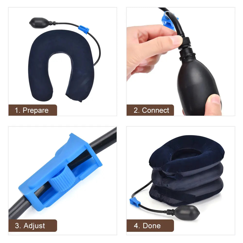 Advanced Orthopedic Neck Stretcher for Cervical Spondylosis, Vertebral Traction Therapy, and Chiropractic Pain Relief Therapy device