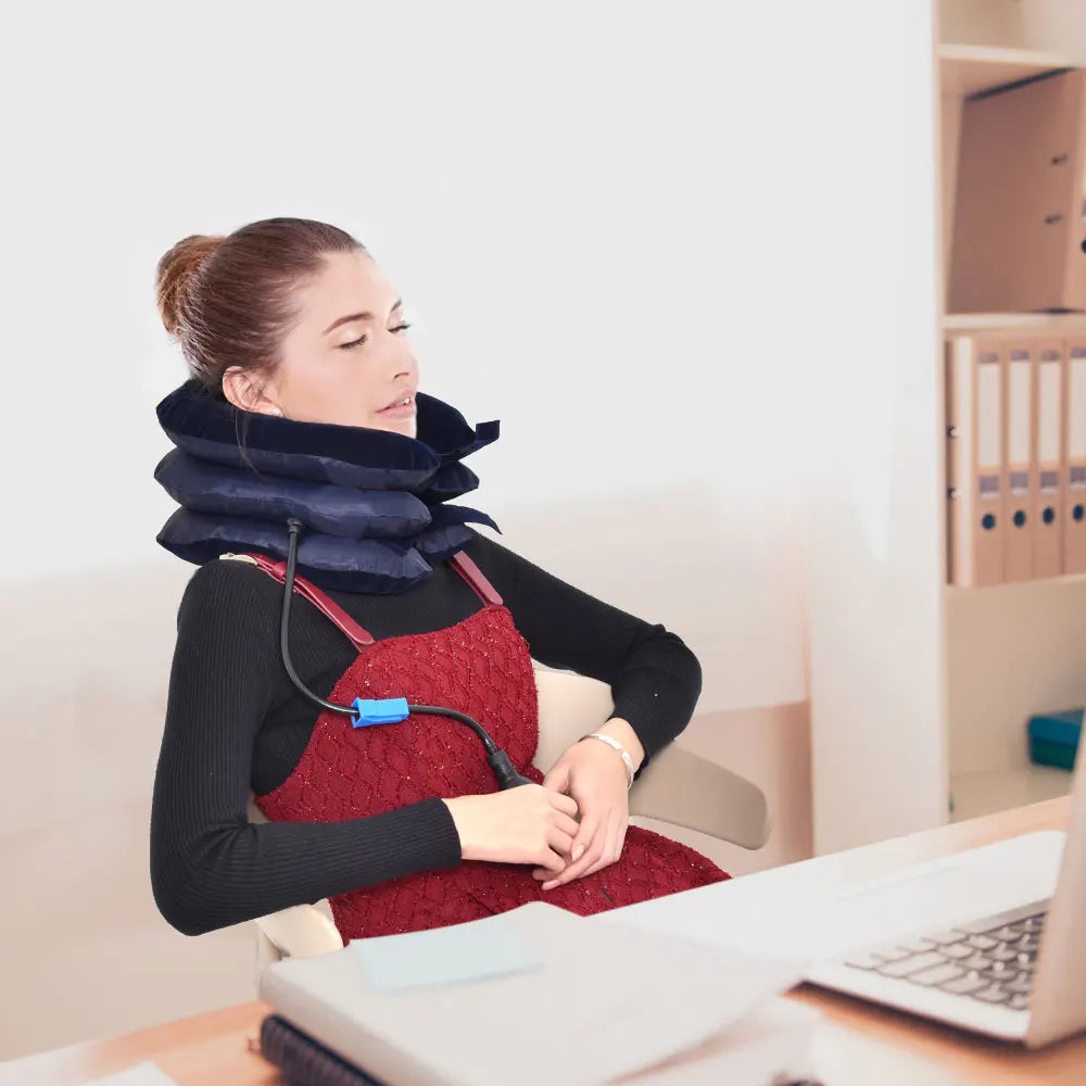 Advanced Orthopedic Neck Stretcher for Cervical Spondylosis, Vertebral Traction Therapy, and Chiropractic Pain Relief Therapy device
