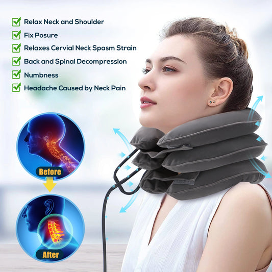 Advanced Orthopedic Neck Stretcher for Cervical Spondylosis, Vertebral Traction Therapy, and Chiropractic Pain Relief Therapy device