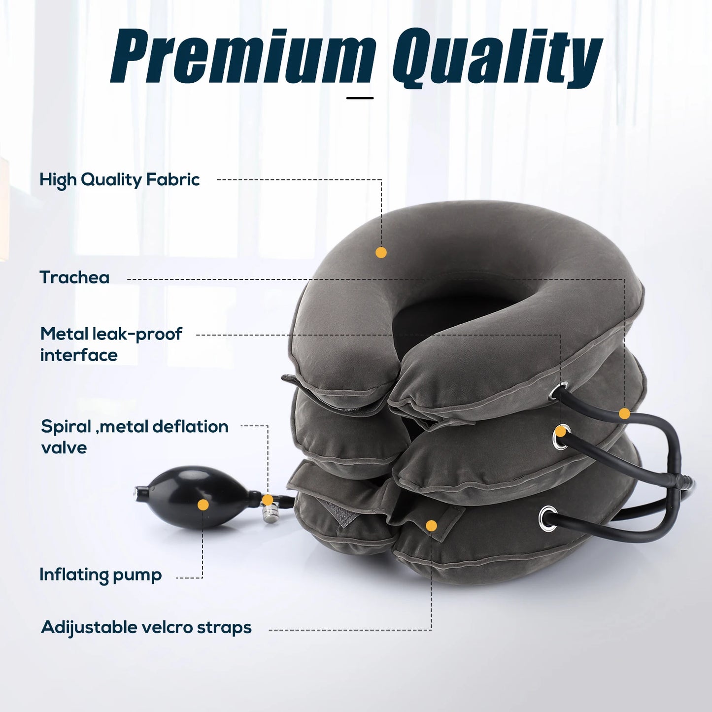 Advanced Orthopedic Neck Stretcher for Cervical Spondylosis, Vertebral Traction Therapy, and Chiropractic Pain Relief Therapy device