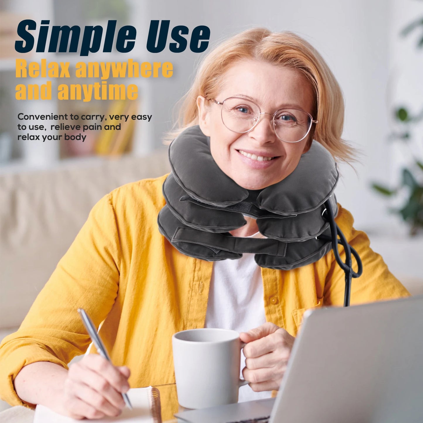 Advanced Orthopedic Neck Stretcher for Cervical Spondylosis, Vertebral Traction Therapy, and Chiropractic Pain Relief Therapy device