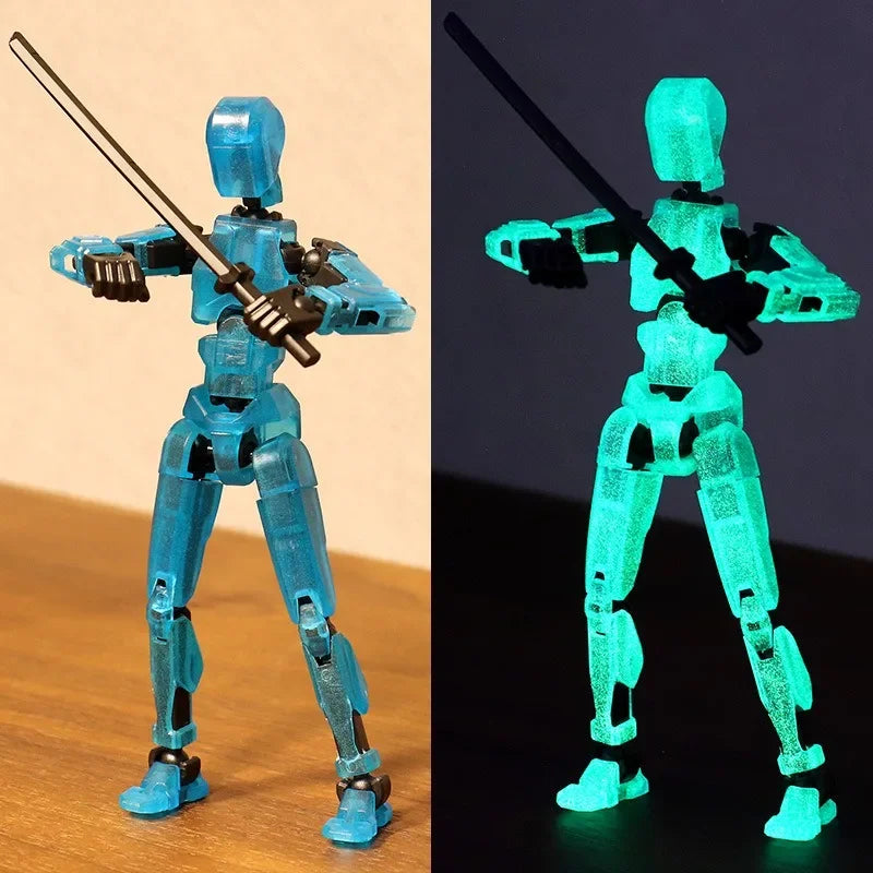 Titan 13 Solid Color or Glow-in-the-Dark Luminous Action Figures