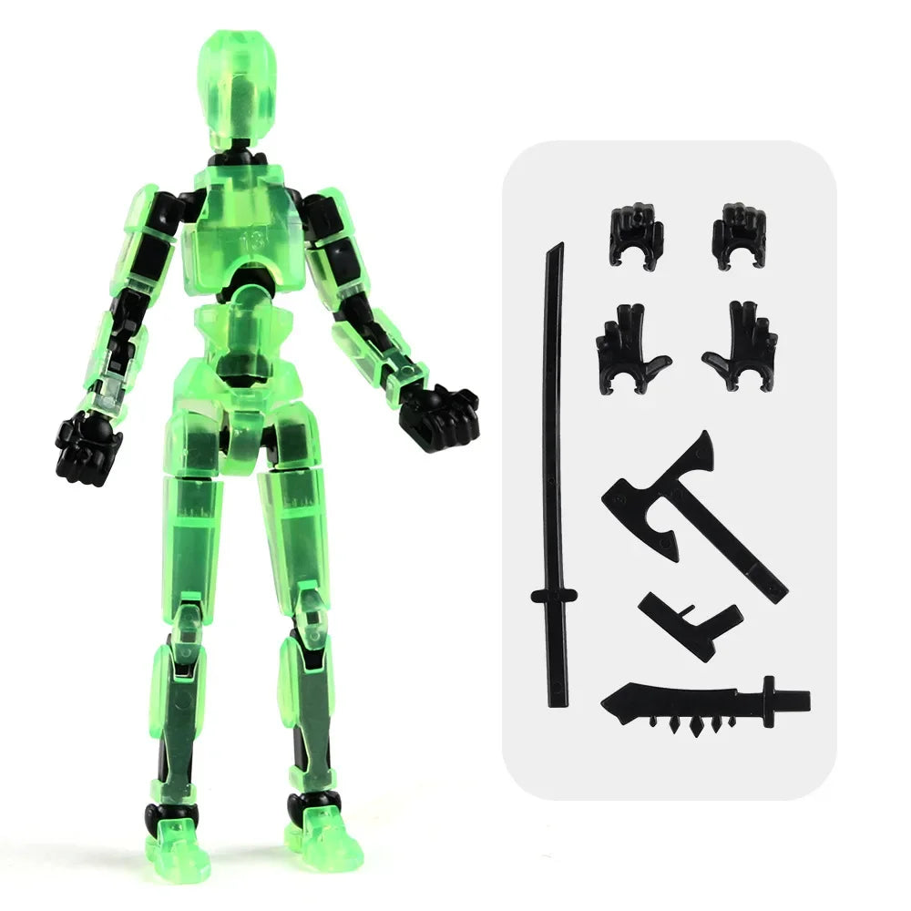 Titan 13 Solid Color or Glow-in-the-Dark Luminous Action Figures